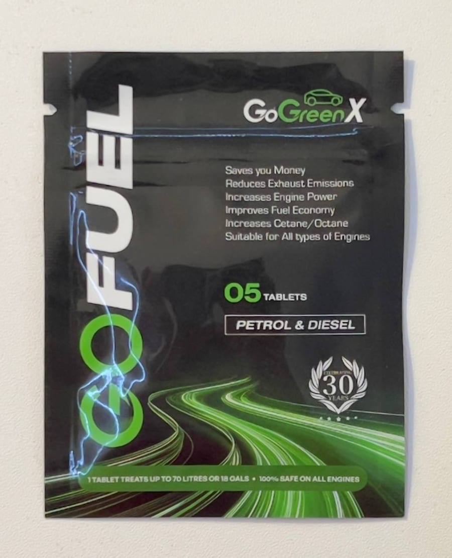 Упаковка GoGreenX Go Fuel — вид спереди
